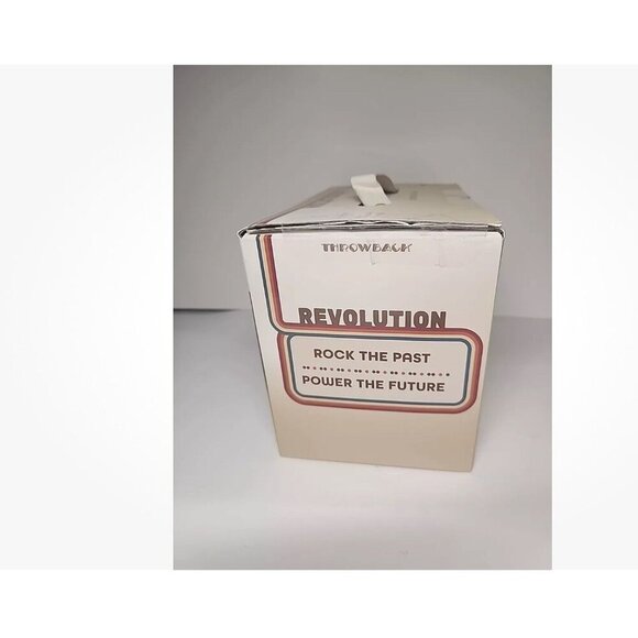 Throwback Revolution Bluetooth Wireless Speaker FM Radio, Vintage Retro look New - Picture 5 of 6